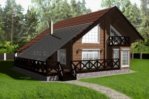 Загородные избушки в стиле Hi-Tech Загородные избушки в стиле Hi-Tech