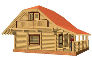 строительство деревянных домов и бань: оцилиндрованное бревно или брус?